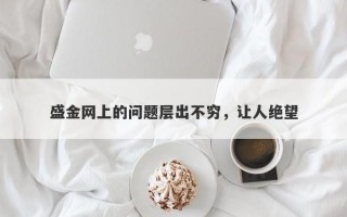 盛金网上的问题层出不穷，让人绝望