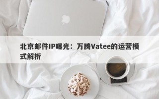 北京邮件IP曝光：万腾Vatee的运营模式解析