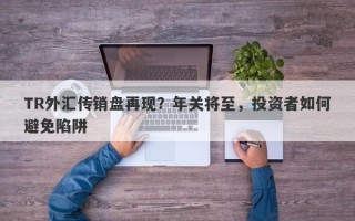 TR外汇传销盘再现？年关将至，投资者如何避免陷阱