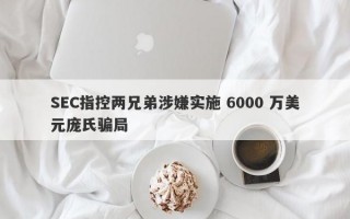 SEC指控两兄弟涉嫌实施 6000 万美元庞氏骗局