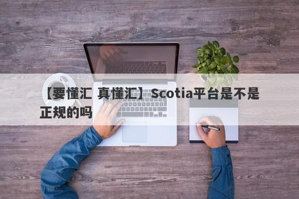 【要懂汇 真懂汇】Scotia平台是不是正规的吗
-第1张图片-要懂汇圈网