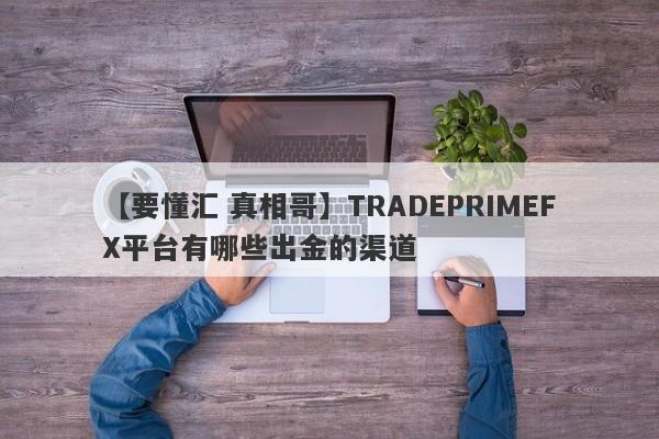 【要懂汇 真相哥】TRADEPRIMEFX平台有哪些出金的渠道
-第1张图片-要懂汇圈网