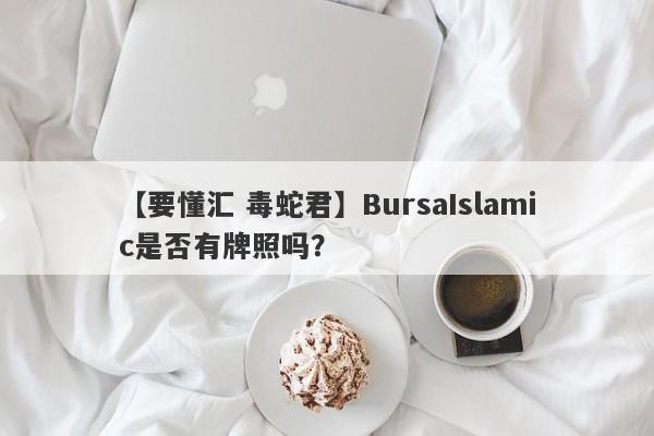 【要懂汇 毒蛇君】BursaIslamic是否有牌照吗？
-第1张图片-要懂汇圈网