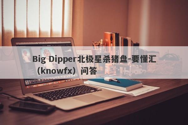 Big Dipper北极星杀猪盘-要懂汇（knowfx）问答-第1张图片-要懂汇圈网